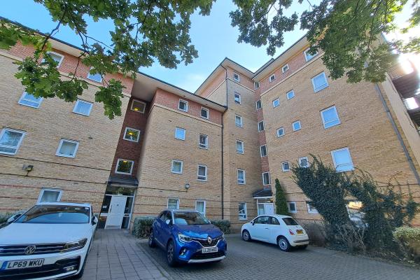 A modern mid-rise block of flats